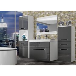 Комплект мебели Belini Rodos 5 ROD P 5/0/W/S/0/ZW (Gray High Gloss) Thumb