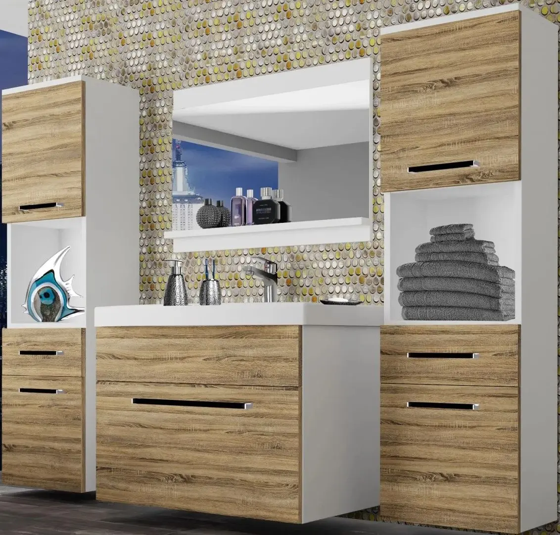 Комплект мебели Belini Rodos 6 ROD M6/0/W/DS/0/ZW (Sonoma Oak)