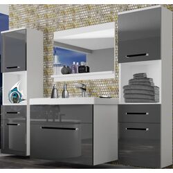 Set de mobila Belini Rodos 6 ROD P 6/0/W/S/0/ZW (Gray High Gloss)