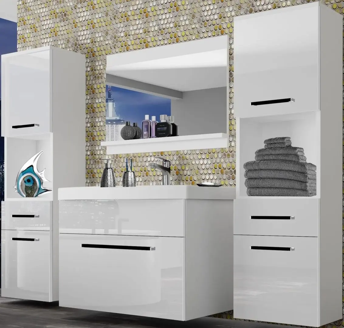 Комплект мебели Belini Rodos 6 ROD P 6/0/W/W/0/ZW (White High Gloss)