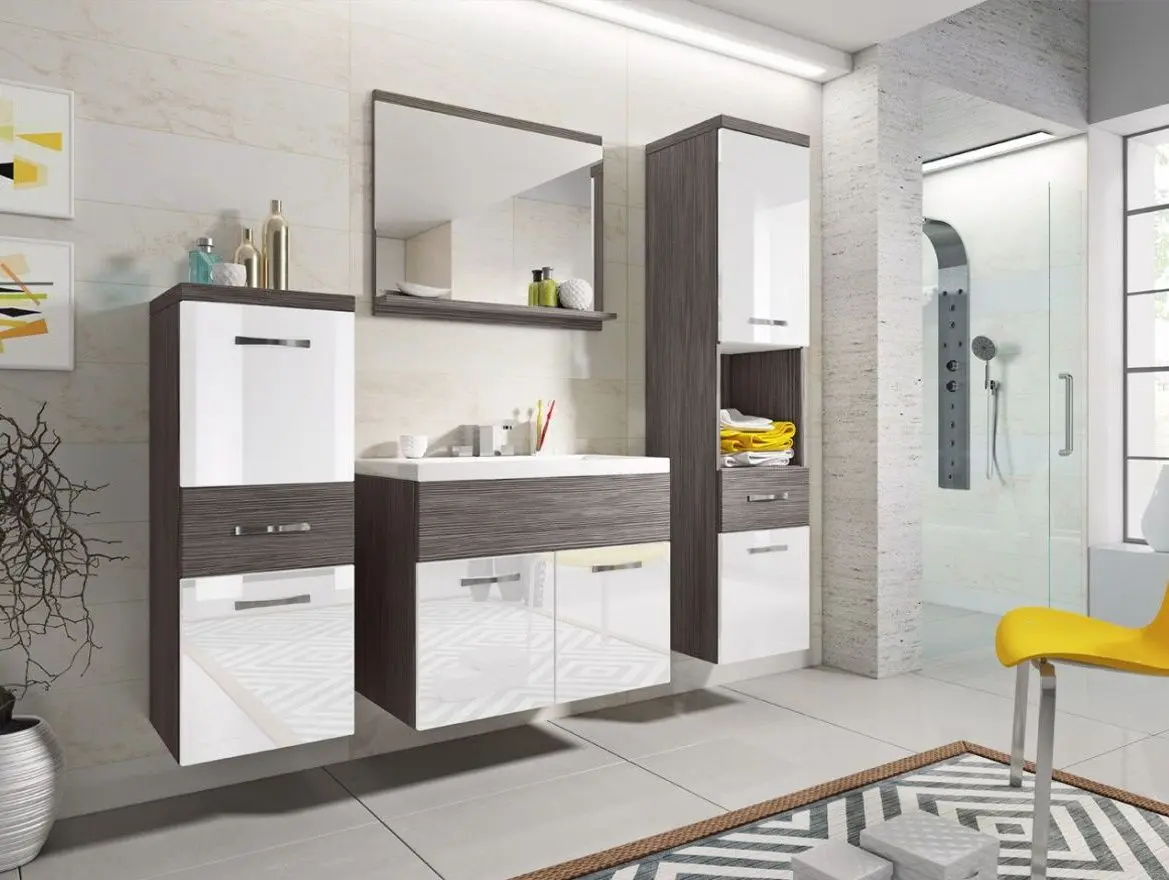 Комплект мебели Bratex Alba (Bodega/White Gloss)