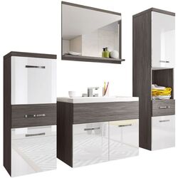 Комплект мебели Bratex Alba (Bodega/White Gloss)