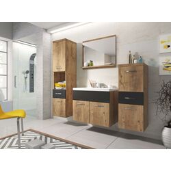 Комплект мебели Bratex Alba (Chestnut Breslau/Graphite Black)