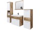 Set de mobila Bratex Alba (Wotan Oak/White)