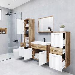 Set de mobila Bratex Alba (Wotan Oak/White) Thumb