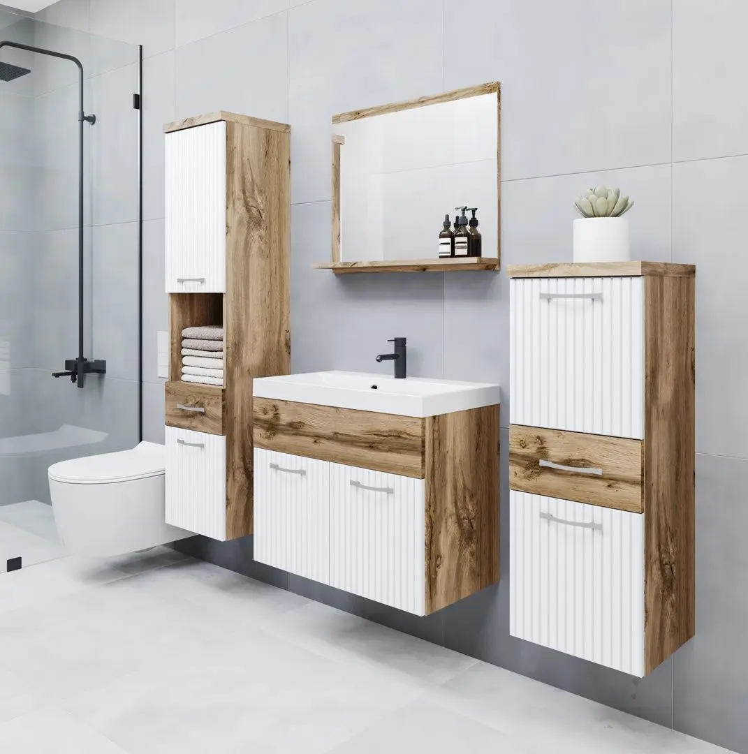 Set de mobila Bratex Alba (Wotan Oak/White)