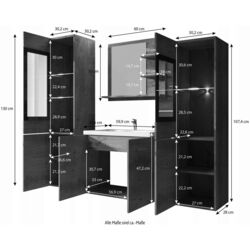 Set de mobila Bratex Madrit I (Black Graphite) Thumb