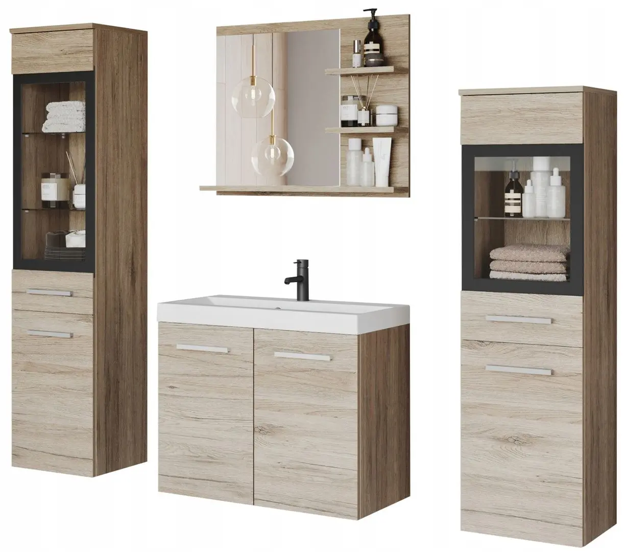 Set de mobila Bratex Madrit I (Sanremo Oak)