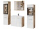 Set de mobila Bratex Madrit I (Wotan Oak/White Gloss)