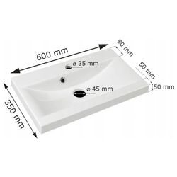 Set de mobila Bratex Madrit II (White/White Gloss) Thumb