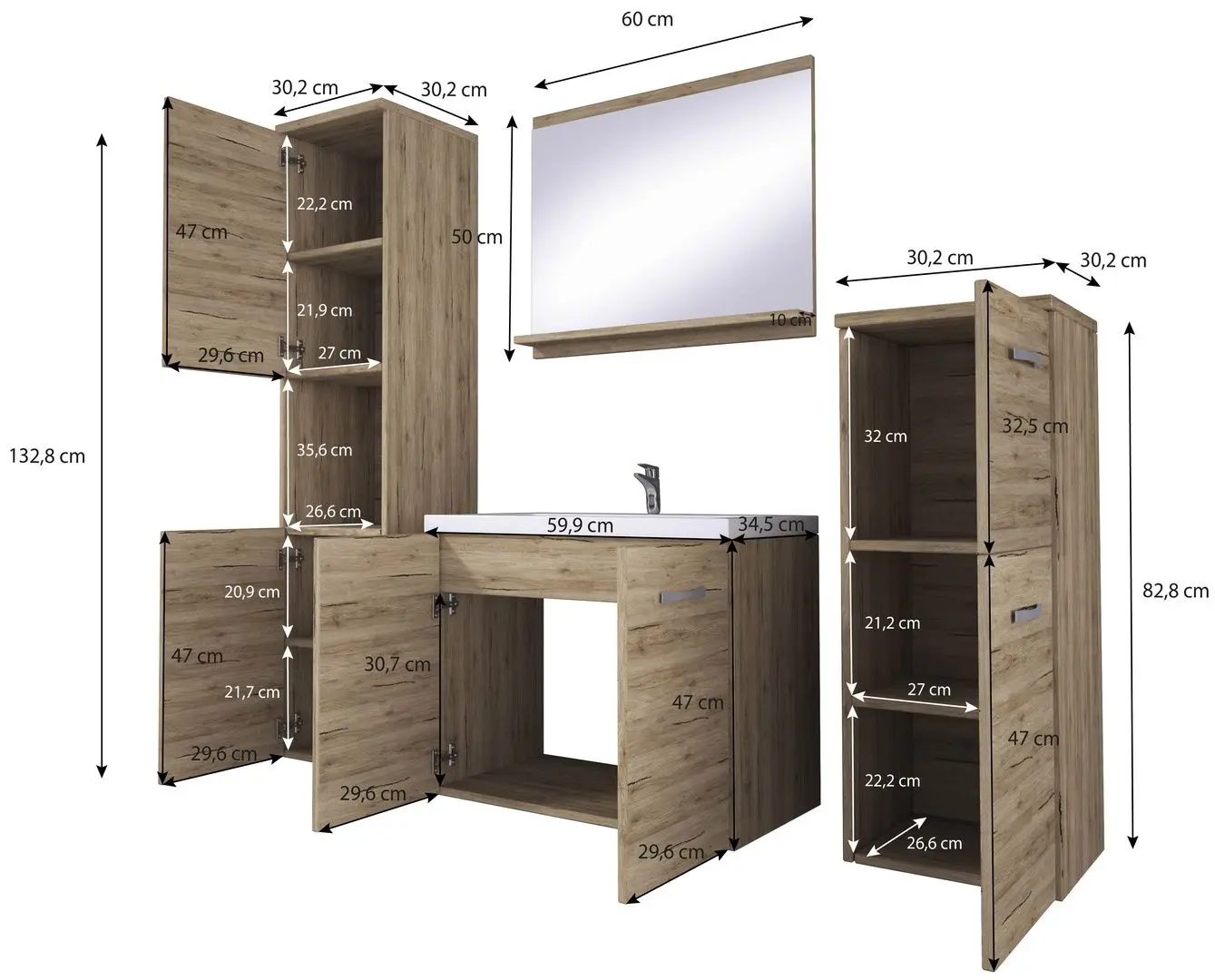 Set de mobila Bratex Malo (Bodega)