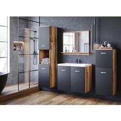 Set de mobila Bratex Malo (Wotan Oak/Graphite Black)