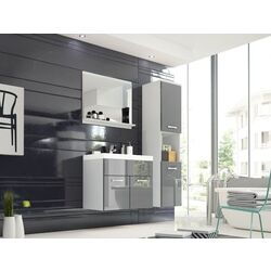 Set de mobila Bratex Montreal (White/Gray Gloss) Thumb