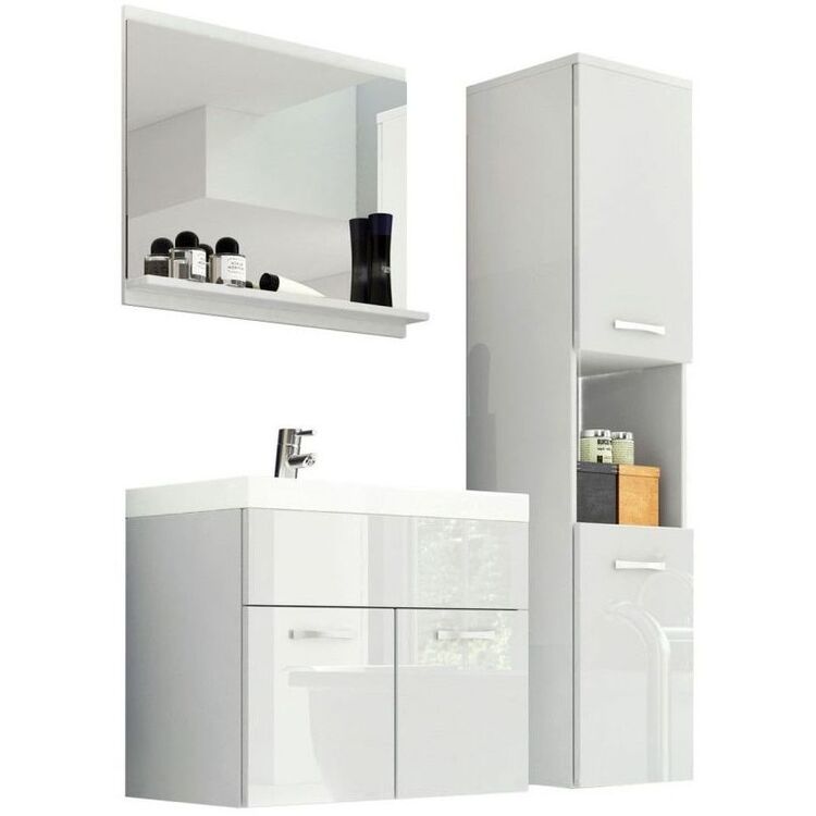 Set de mobila Bratex Montreal (White/White Gloss)