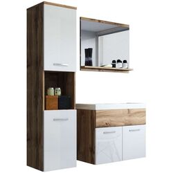 Set de mobila Bratex Montreal (Wotan Oak/White Gloss)