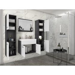 Set de mobila Bratex Montreal XL (Matera/White Gloss) Thumb