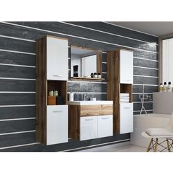 Set de mobila Bratex Montreal XL (Wotan Oak/White Gloss) Thumb