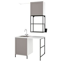Set de mobila Ikea Enhet 139x63x87 (Antracit/Gri) Thumb