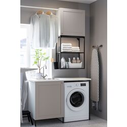 Set de mobila Ikea Enhet 139x63x87 (Antracit/Gri)