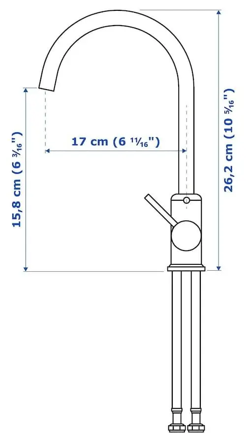 Set de mobila Ikea Enhet 139x63x87 (Alb/Aspect Beton) - 8
