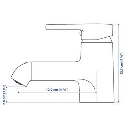 Комплект мебели Ikea Enhet 180x43x204 (Белый/Под Бетон) Thumb