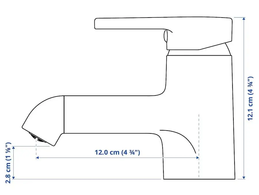 Комплект мебели Ikea Enhet 180x43x204 (Белый/Под Бетон) - 8