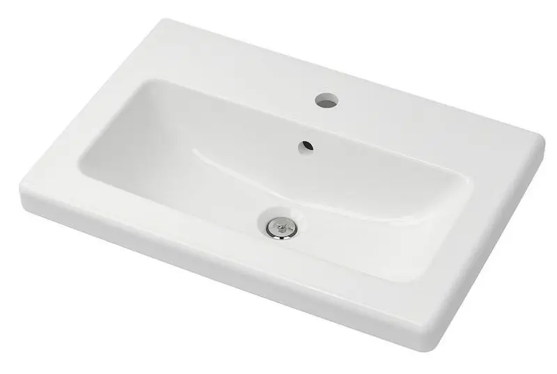 Комплект мебели Ikea Enhet 180x43x204 (Белый/Под Бетон) - 5