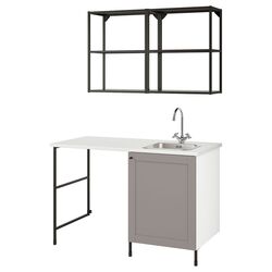 Set de mobila Ikea Enhet etajera 139x63x87 (Antracit/Gri) Thumb