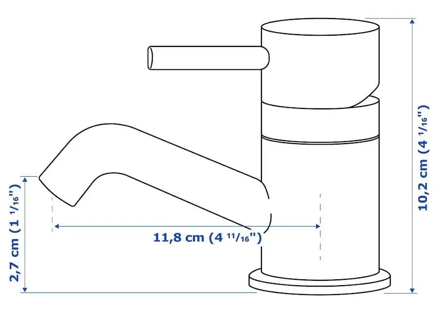 Set de mobila Ikea Enhet/Tvallen 11 piese 64x43x87 (Gri/Antracit) - 9