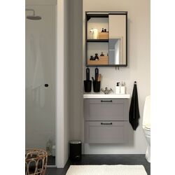 Set de mobila Ikea Enhet/Tvallen 13 piese 64x43x65 (Gri/Antracit)
