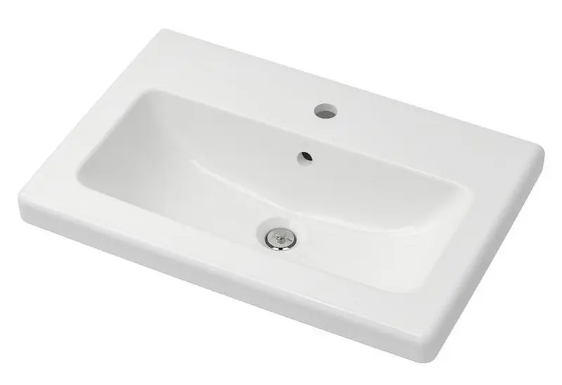 Set de mobila Ikea Enhet/Tvallen 14 piese 102x43x87 (Aspect Beton/Alb) - 6