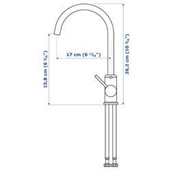 Set de mobila Ikea Enhet/Tvallen 15 piese 102x43x65 (Alb/Gri-Verde Deschis) Thumb