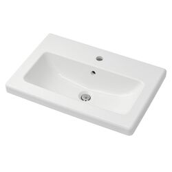 Set de mobila Ikea Enhet/Tvallen 18 piese 102x43x65 (Aspect Beton/Alb) Thumb