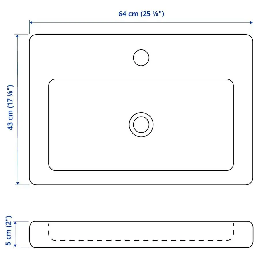 Set de mobila Ikea Enhet/Tvallen 18 piese 102x43x65 (Gri/Antracit) - 7