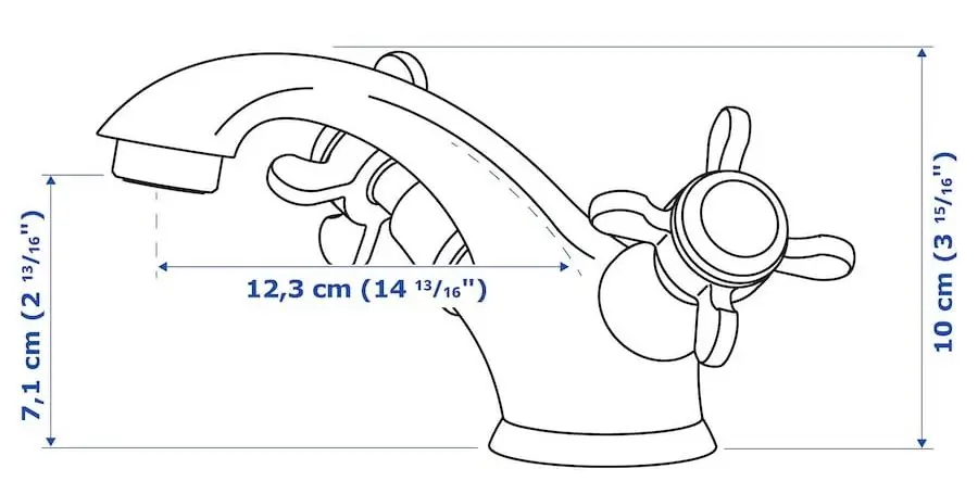 Set de mobila Ikea Enhet/Tvallen 18 piese 102x43x65 (Gri/Antracit) - 9