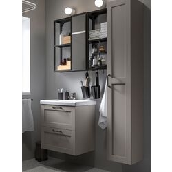 Set de mobila Ikea Enhet/Tvallen 18 piese 64x43x65 (Gri/Antracit)