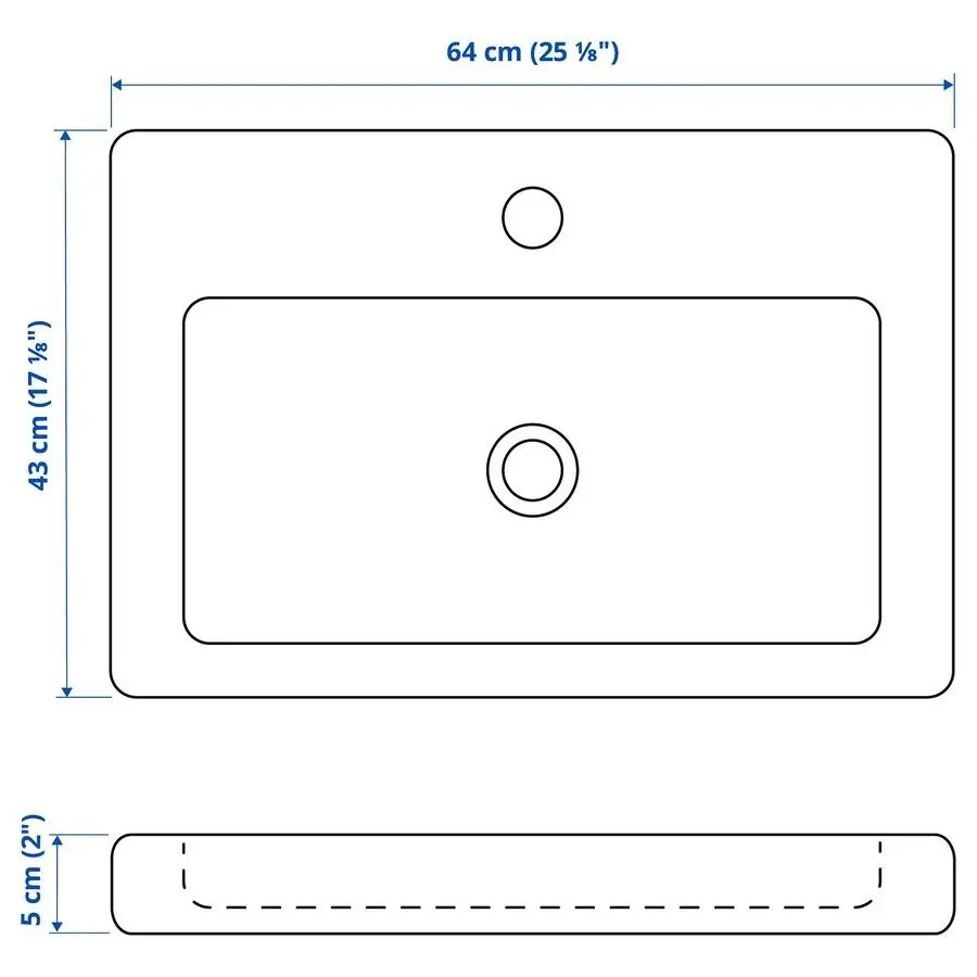 Set de mobila Ikea Enhet/Tvallen 18 piese 64x43x65 (Gri/Antracit) - 4