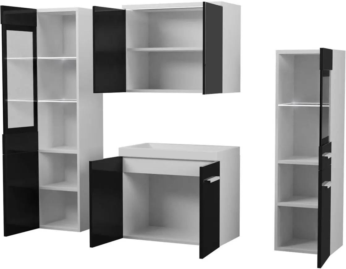 Set de mobila Mirjan24 Apogon/Madrit II (Sanremo Oak) - 3