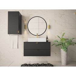 Set de mobila Mirjan24 Boterio IV/Aniabo (Black) Thumb