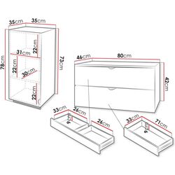 Set de mobila Mirjan24 Boterio IV/Aniabo (Gray) Thumb