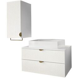 Set de mobila Mirjan24 Boterio IV/Aniabo (White)