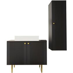 Set de mobila Mirjan24 Cintori III/Abites (Black)