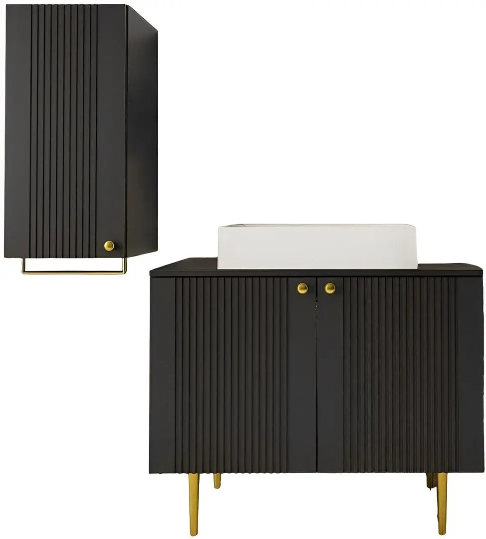 Set de mobila Mirjan24 Cintori IV/Abites (Black)