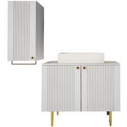 Set de mobila Mirjan24 Cintori IV/Abites (White)