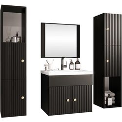 Set de mobila Mirjan24 Hortens/Logo Ryfel I (Black) Thumb