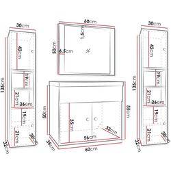 Комплект мебели Mirjan24 Hortens/Logo Ryfel I (White) Thumb