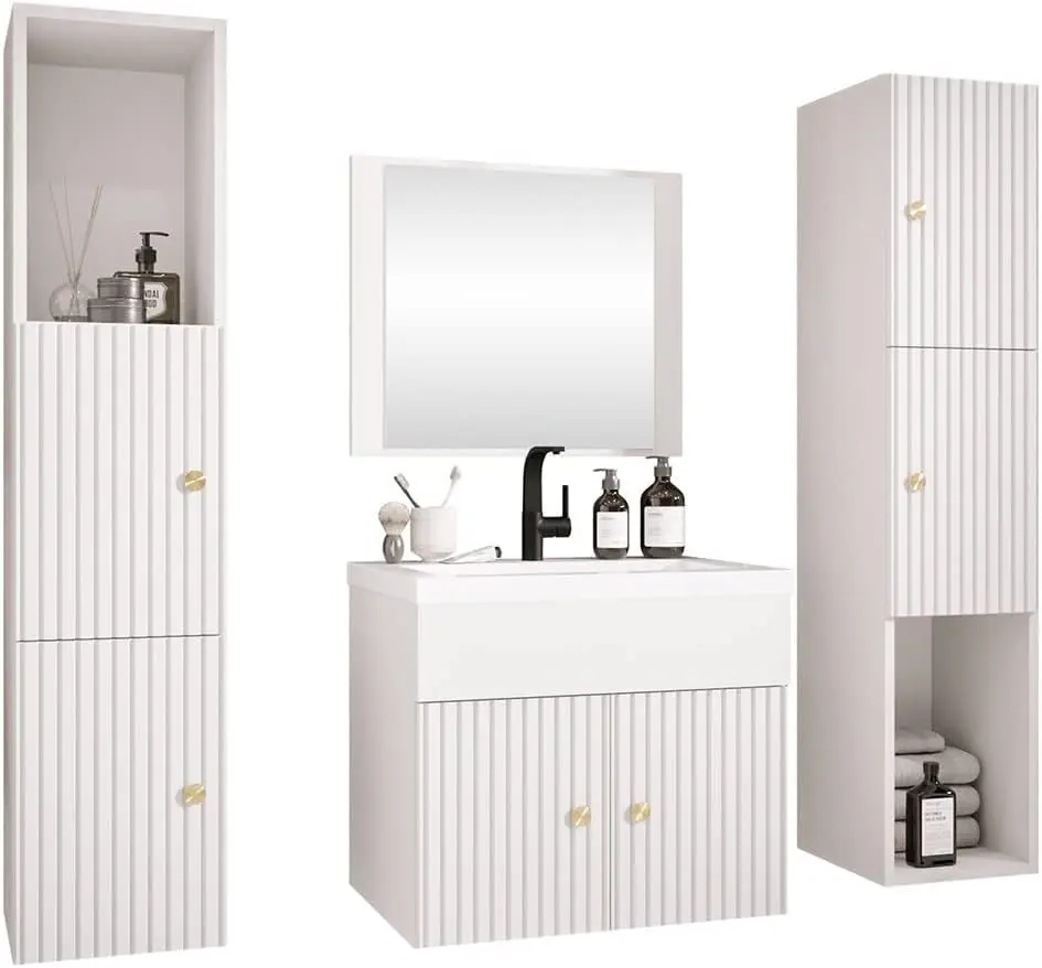 Комплект мебели Mirjan24 Hortens/Logo Ryfel I (White) - 5