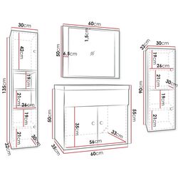 Комплект мебели Mirjan24 Hortens/Logo Ryfel II (Black) Thumb