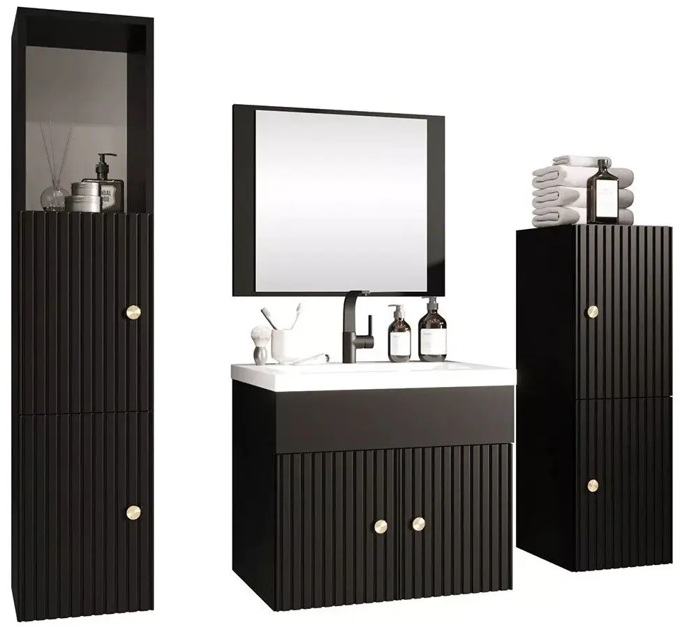 Комплект мебели Mirjan24 Hortens/Logo Ryfel II (Black) - 5