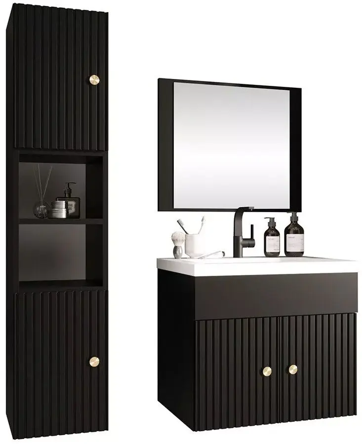 Комплект мебели Mirjan24 Hortens/Logo Ryfel III (Black) - 4